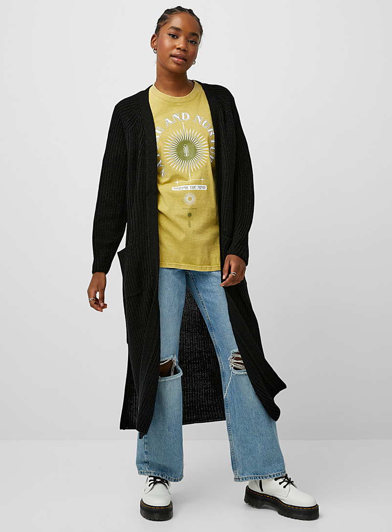 Belle Poque Cardigan Ouvert Manches Longues Femme - Boléro Court Vintage Élégant