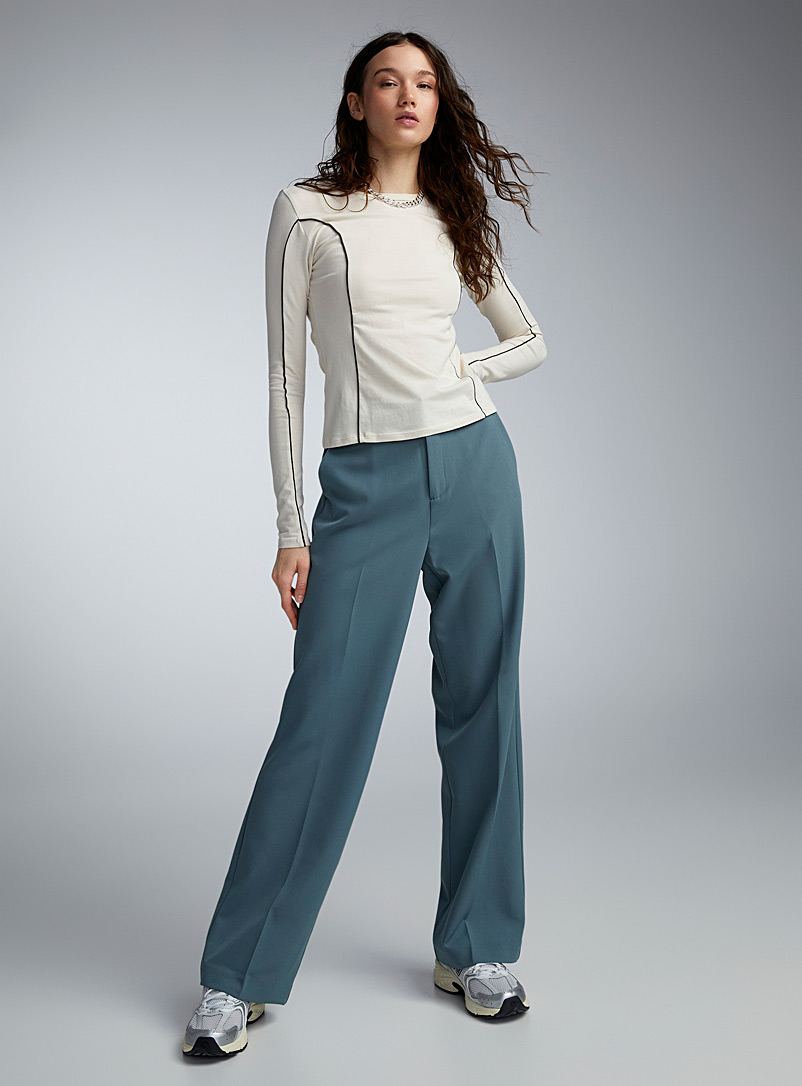 AFITNE Dress Pants for Women Business Casual Stretchy Straight Leg
