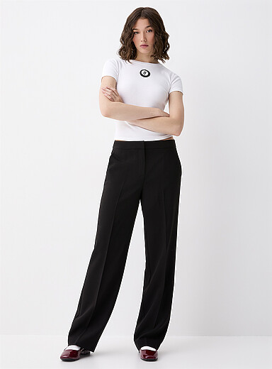 Le pantalon habillé jambe droite | Only | Magasinez des Pantalons