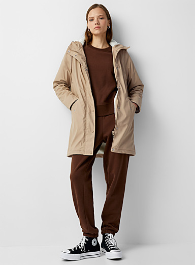 Sherpa lining raincoat | Only | Women's 