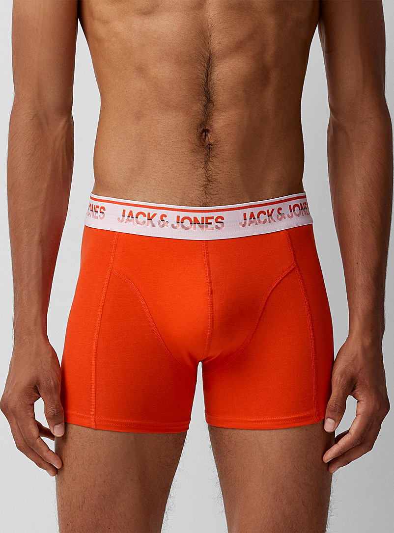 Jack & Jones Orange Vivid colours trunk for men
