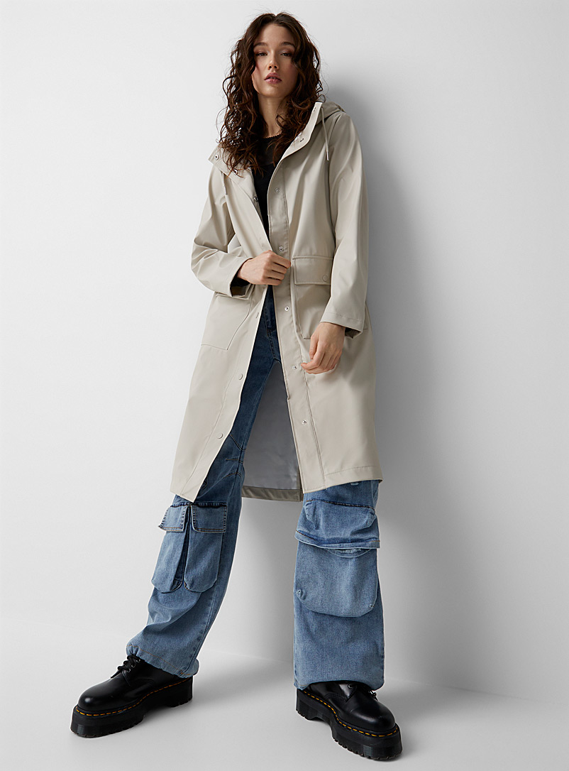 Only Pearly Rene long raincoat for women