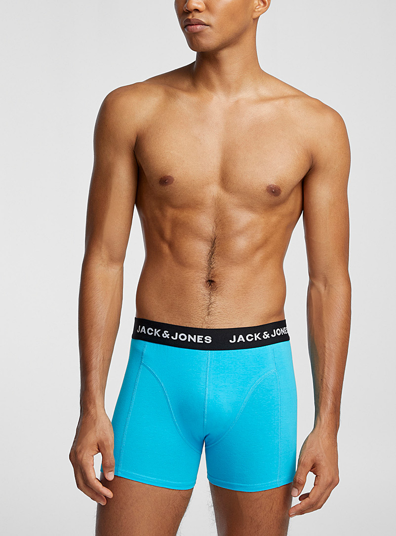 Caleçon Lot 3 Coton Doux Jack & Jones Boxers Homme - Lot De 3 Caleçon Lot 3 Coton Doux Jack & Jones Boxers Homme - Lot De 3
