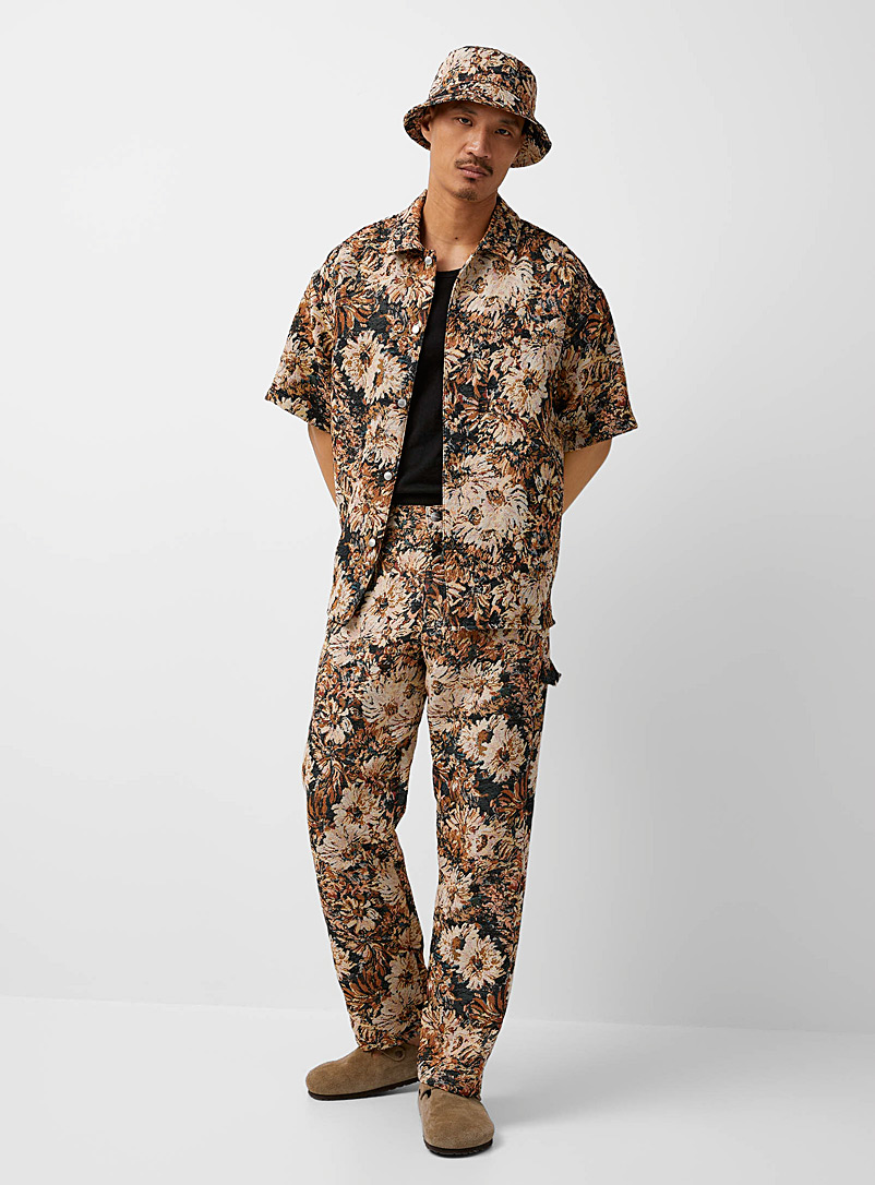Jack & Jones: Le pantalon ouvrier tapisserie florale Coupe droite Assorti pour homme