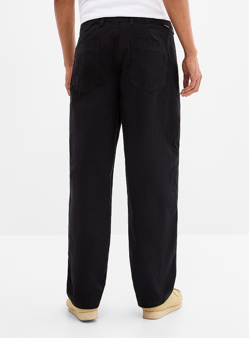 Jack & Jones: Le chino coutures graphiques <b>Coupe ballon</b> Noir pour homme