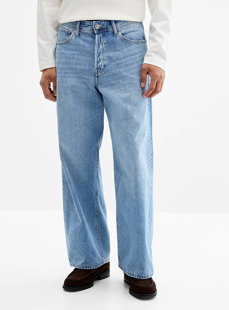 Jack & Jones Baby Blue Dave pale-blue jean <b>Loose fit</b> for men