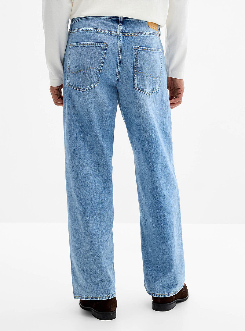 Jack & Jones Baby Blue Dave pale-blue jean <b>Loose fit</b> for men