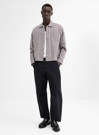 Jack & Jones: Le pantalon couleur att&eacute;nu&eacute;e <b>Coupe ballon</b> Noir pour homme