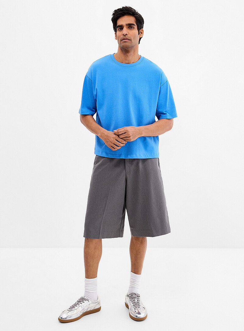 Jack & Jones Patterned Brown Dressy Bermudas <b>Baggy fit</b> for men