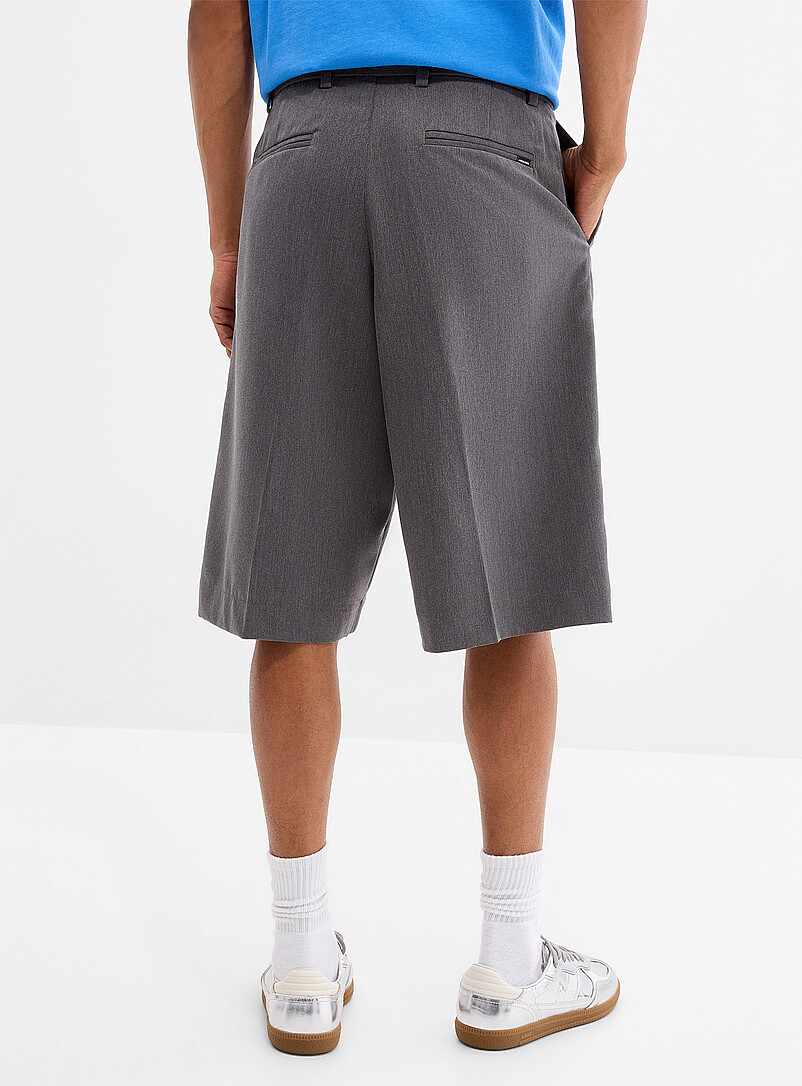 Jack & Jones Patterned Brown Dressy Bermudas <b>Baggy fit</b> for men