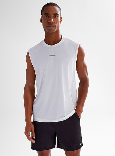 Micro-waffle muscle Tee