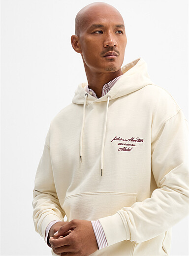 Jack & Jones Ivory Palacio hoodie for men