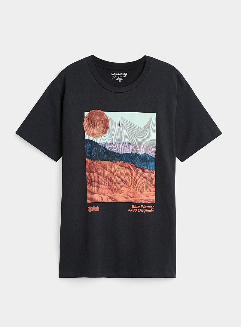 Modern panorama T-shirt | Jack & Jones | Shop Men's Printed & Patterned ...