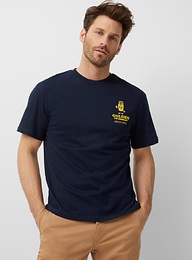 Jack & Jones Marine Blue Foodies T-shirt for men