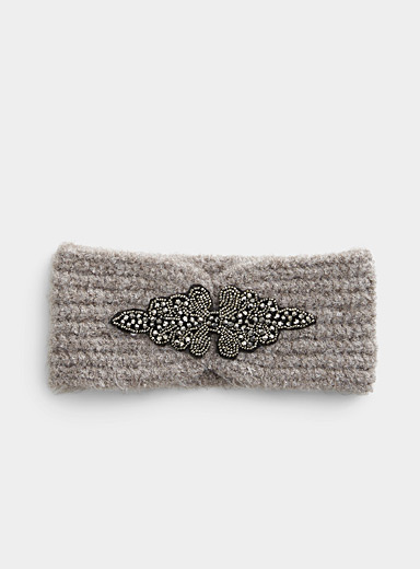 Delicate twist cashmere headband | Simons | Women's Head Wraps