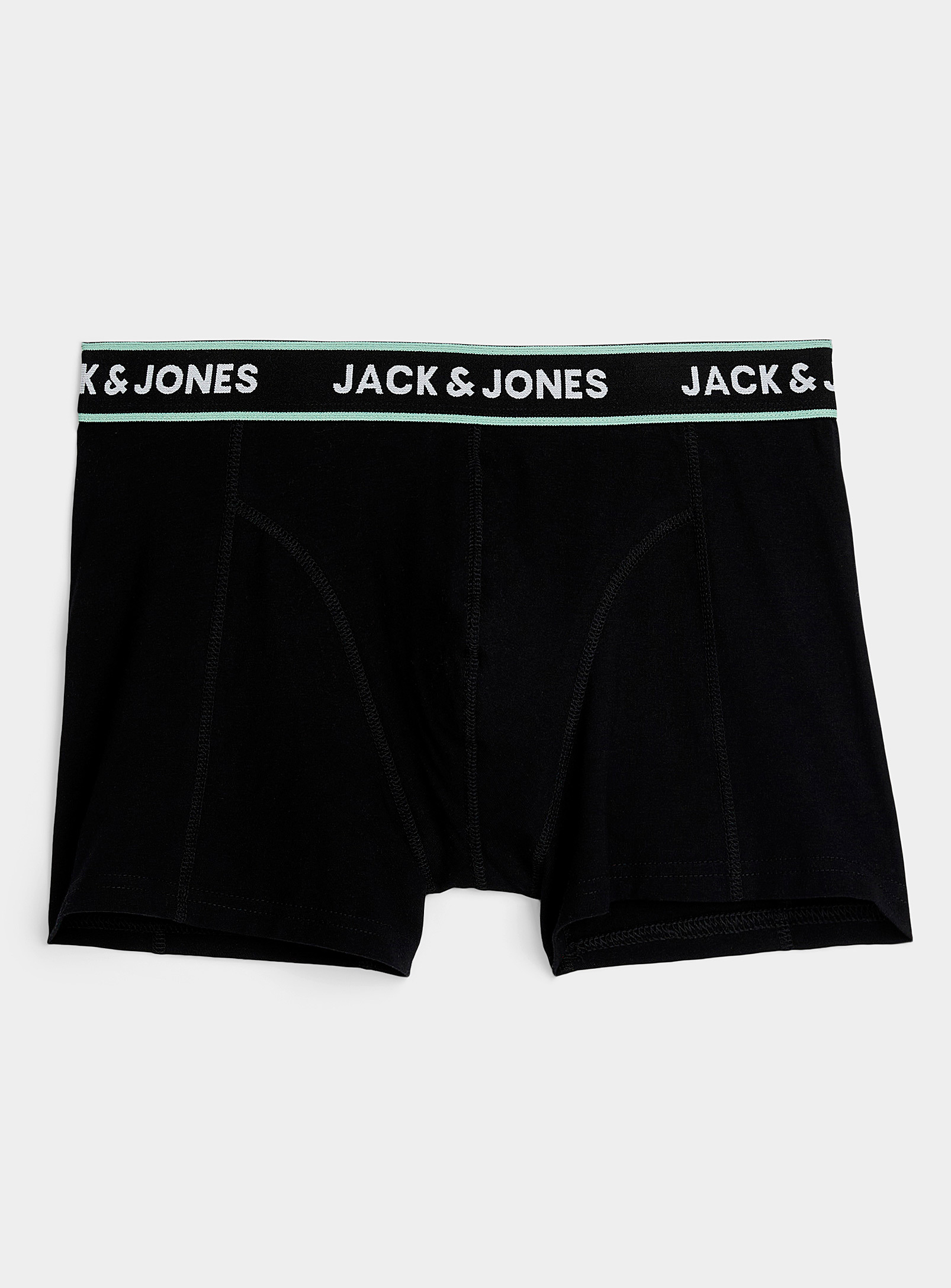 Jack & Jones Tropical Trunk In Black