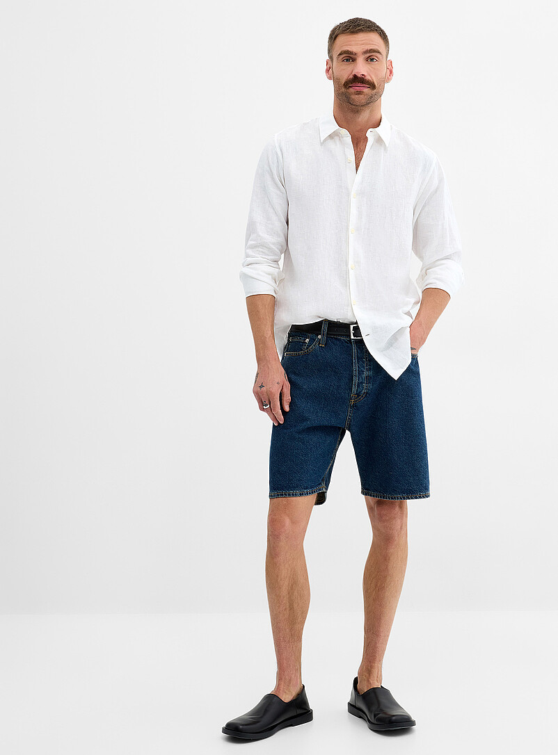 Loose Denim Bermudas