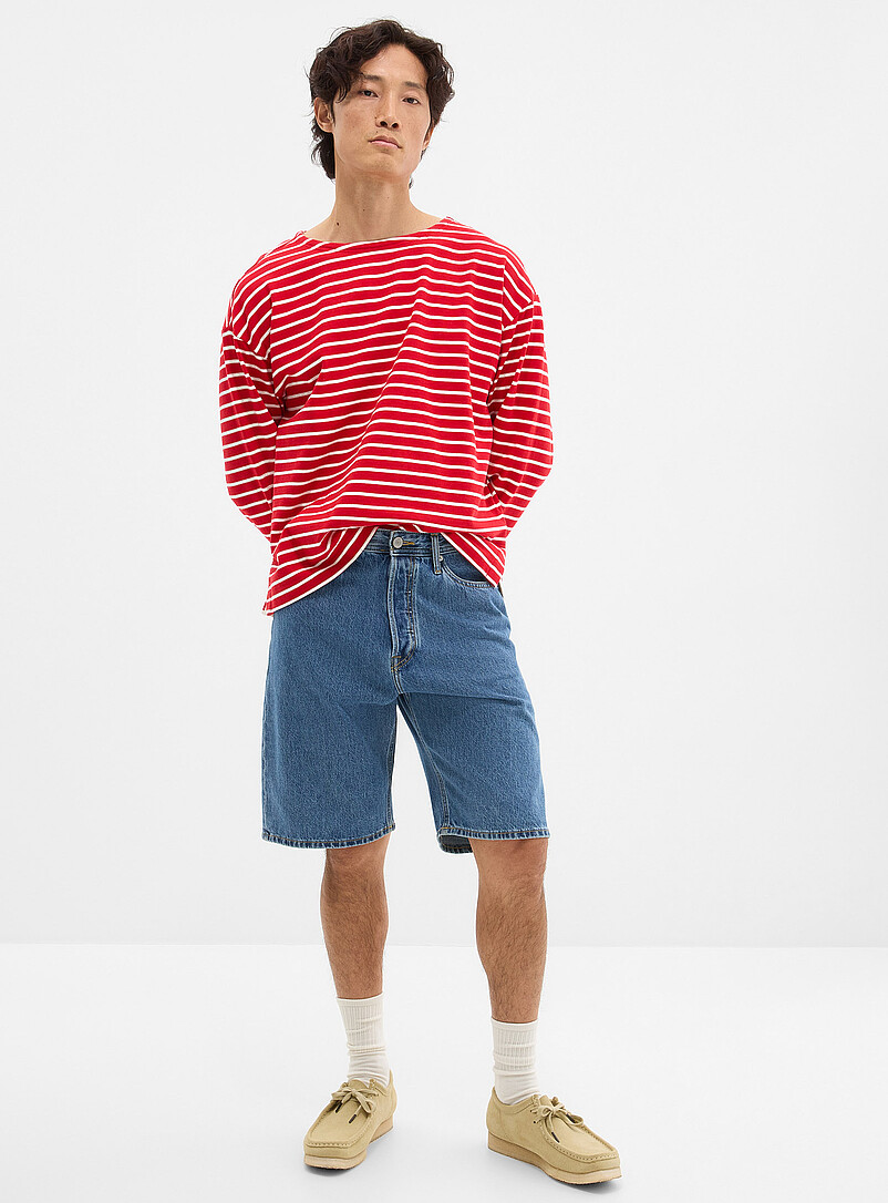 Loose Denim Bermudas
