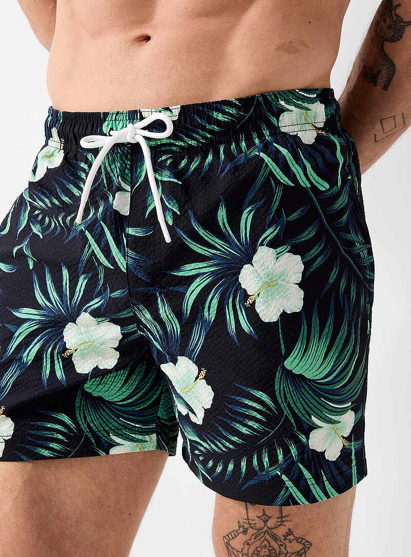 Hibiscus forest swim trunk product image 2