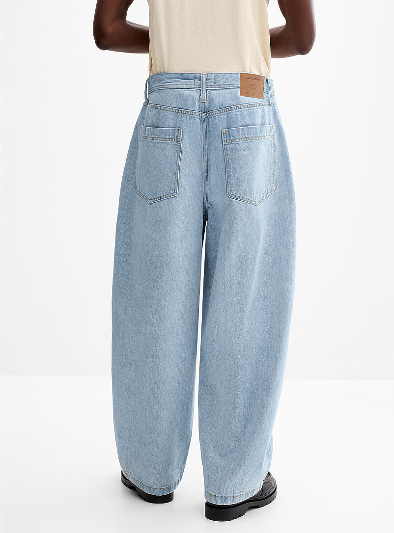 Joey muted-blue jean Barrel fit product image 3