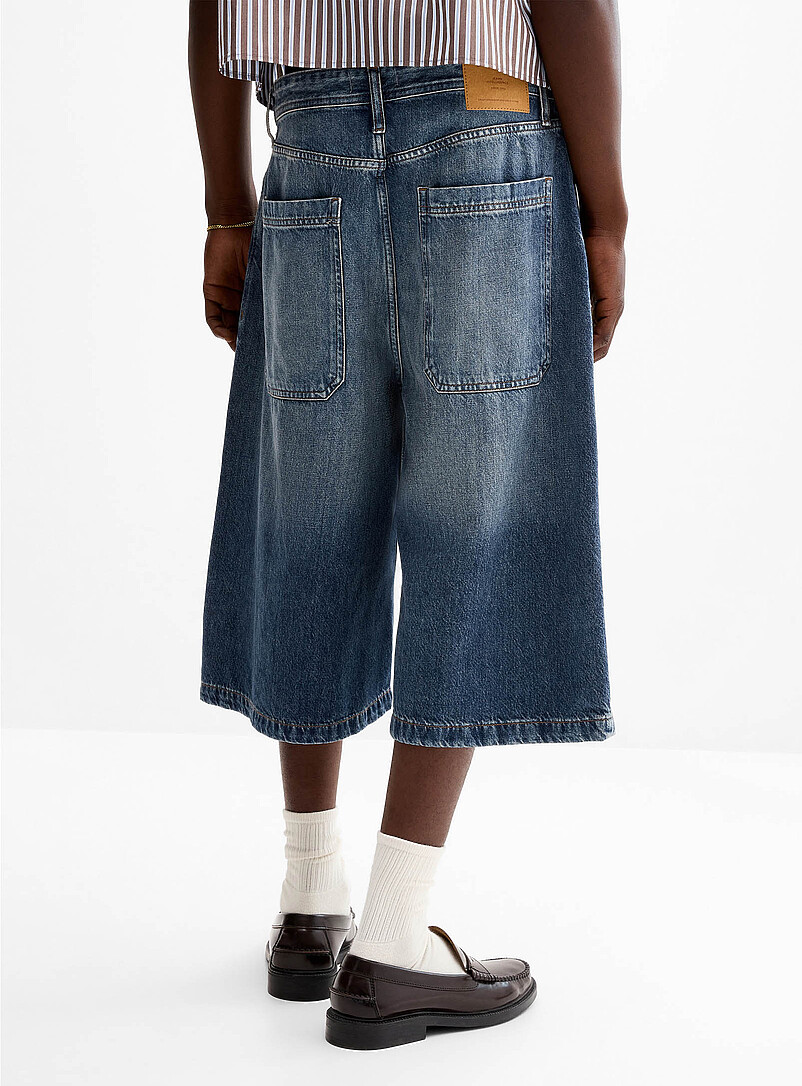 Faded-blue jort product image 3