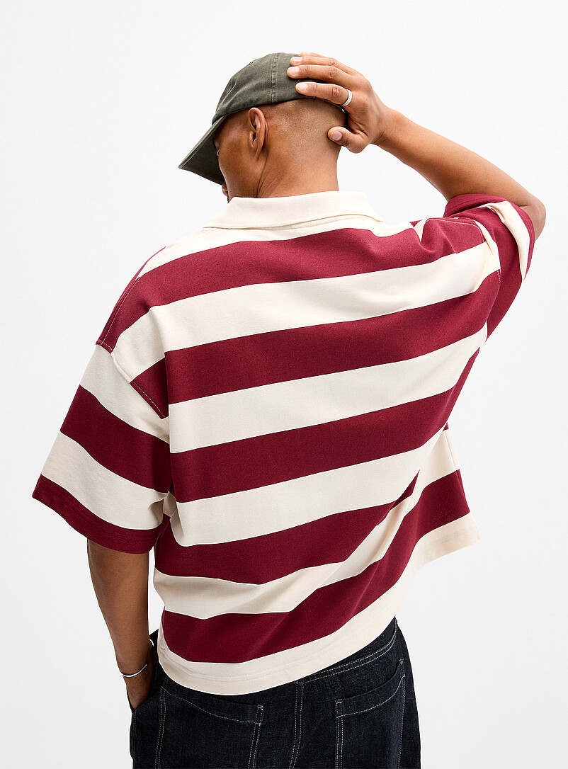 Worldwide 1990 striped Johnny collar sweatshirt product image 3