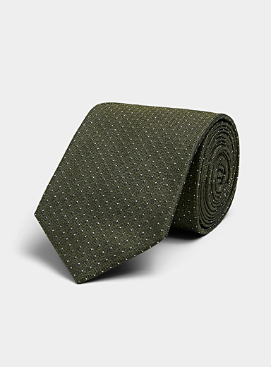 Jacquard dot pure silk tie | Tiger of Sweden | Shop Regular Ties 