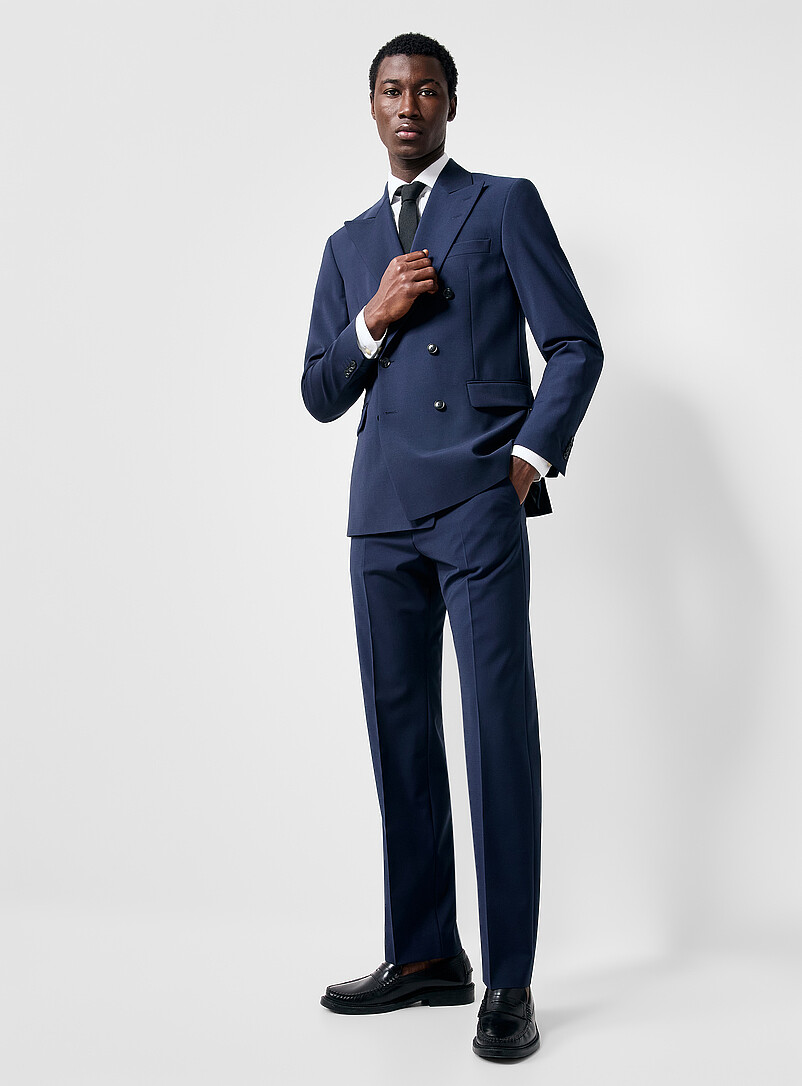 Tenser Navy Pant Straight Fit