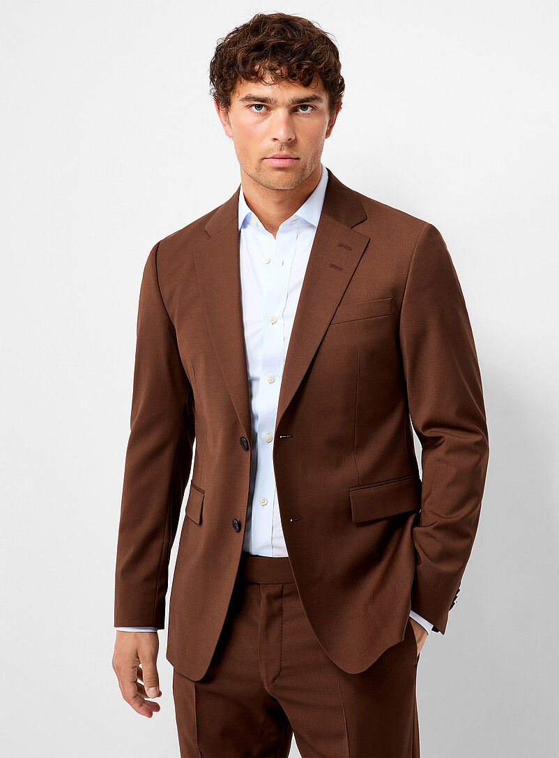 Justin coffee packable suit product image 2