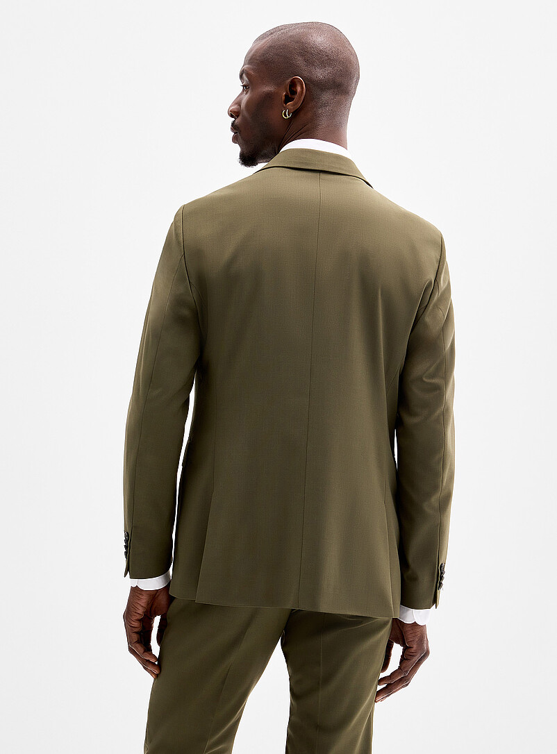 Justin olive suit jacket Slim fit product image 3