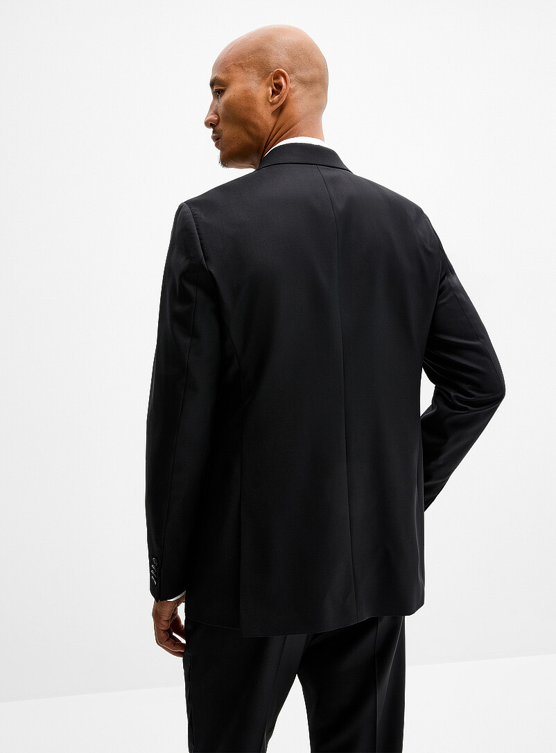 Ease double-breasted black suit jacket Slim fit product image 3