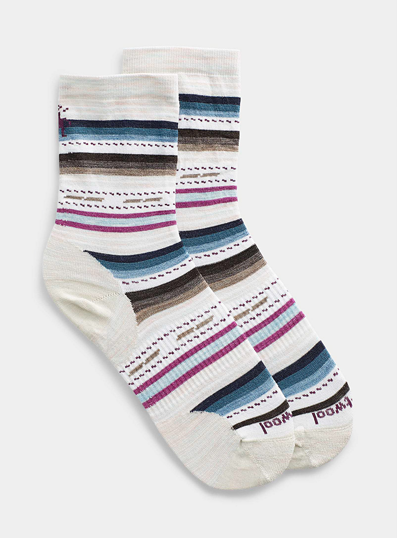 Smartwool Ivory White Everyday merino wool socks for women