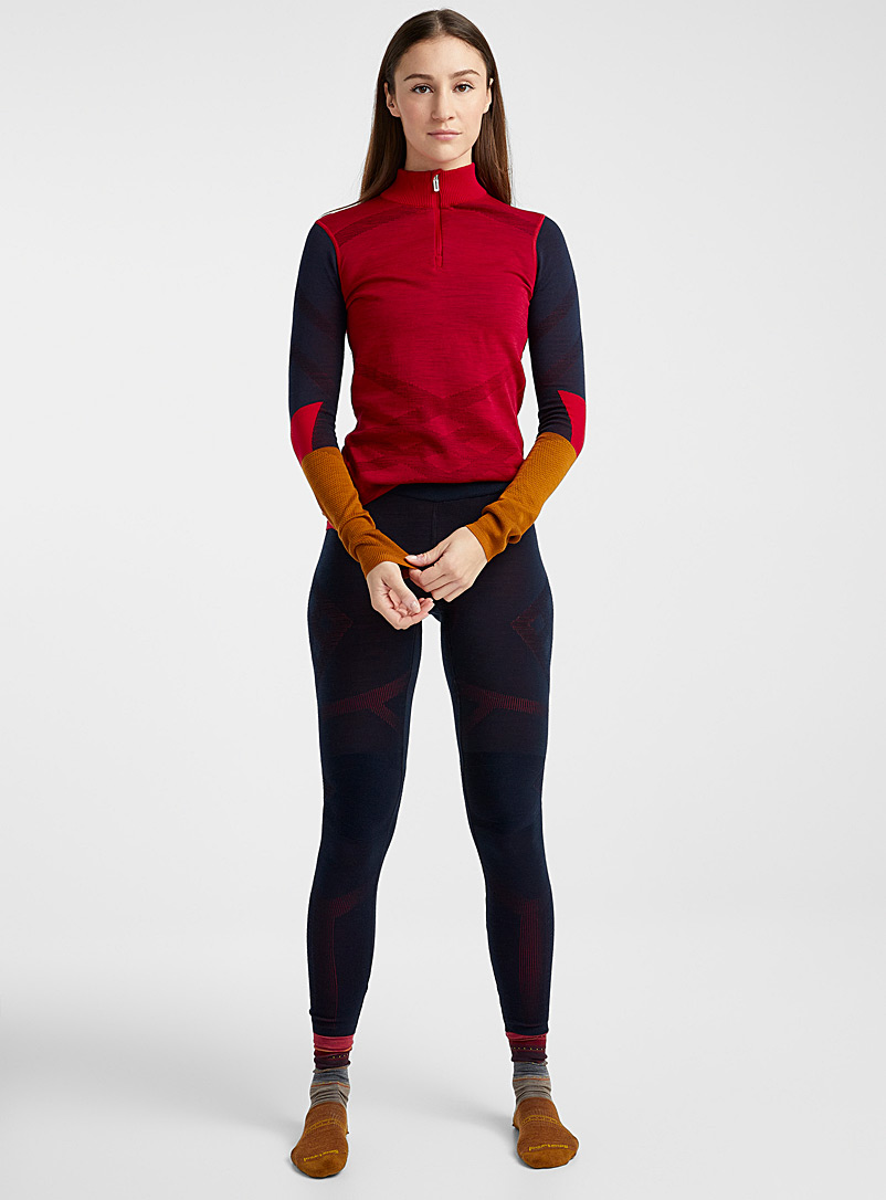 Smartwool: Le legging tricot articulé Intraknit Marine pour femme