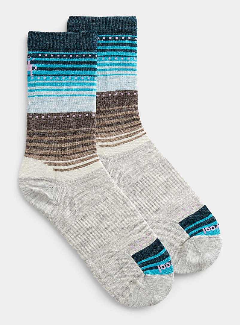 Chaussettes Smartwool Everyday Popcorn Cable Pour Femme - Noir - Taille Large - NEUVE