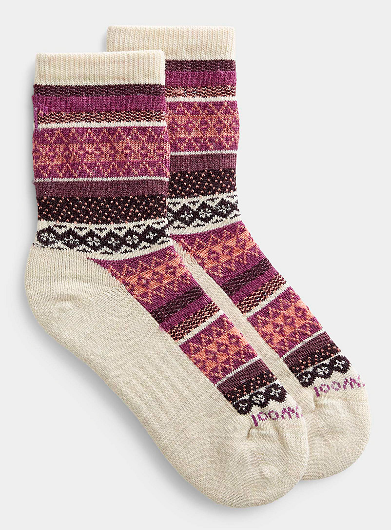 Smartwool Ivory White Everyday wool sock for women