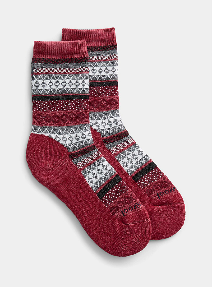 Smartwool Red Everyday wool sock for women