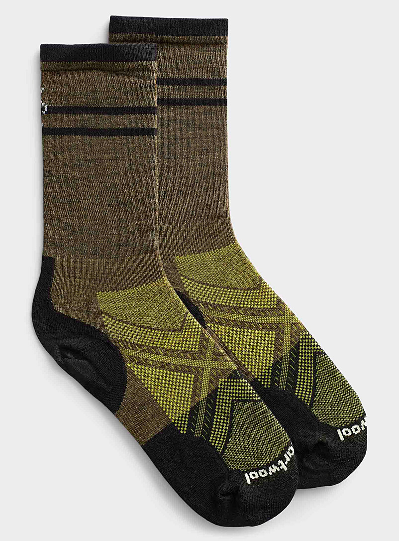 Smartwool Khaki Cycle Zero Cushion merino socks for men