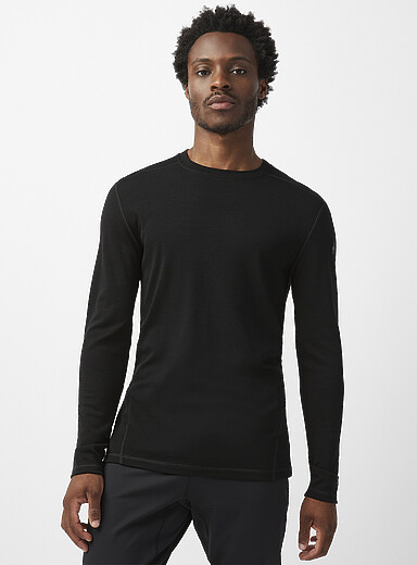 Smartwool Black 250 merino wool thermal top for men