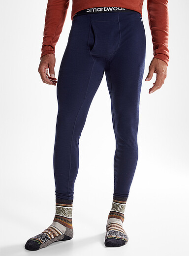 Smartwool: Le legging thermique m&eacute;rinos 250 Bleu fonc&eacute; - Indigo pour homme