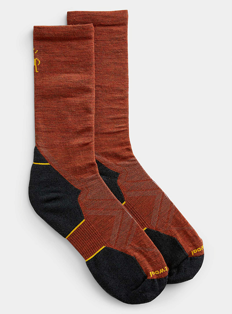 Smartwool Ruby Red Solid winter running sock for men
