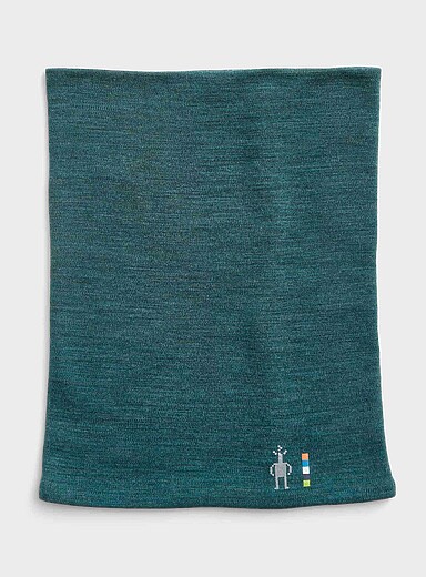Smartwool Green Pure merino neck warmer for women