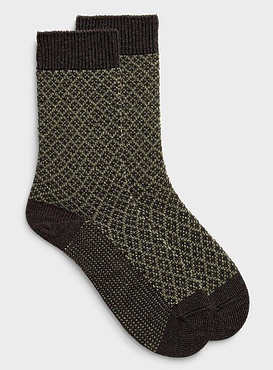 Smartwool: La chaussette m&eacute;rinos Mercantile Everyday Cozy Brun pour homme