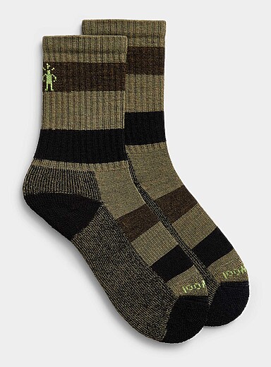 Smartwool: La chaussette m&eacute;rinos Barnsley Everyday Vert pour homme