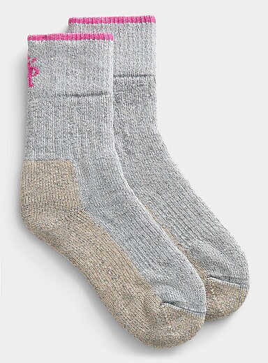 Smartwool: La chaussette de randonn&eacute;e classique m&eacute;lange m&eacute;rinos Second Cut<sup><small>MC</small></sup> Gris pour femme