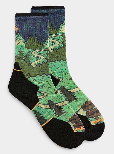 La chaussette de course en sentier loup