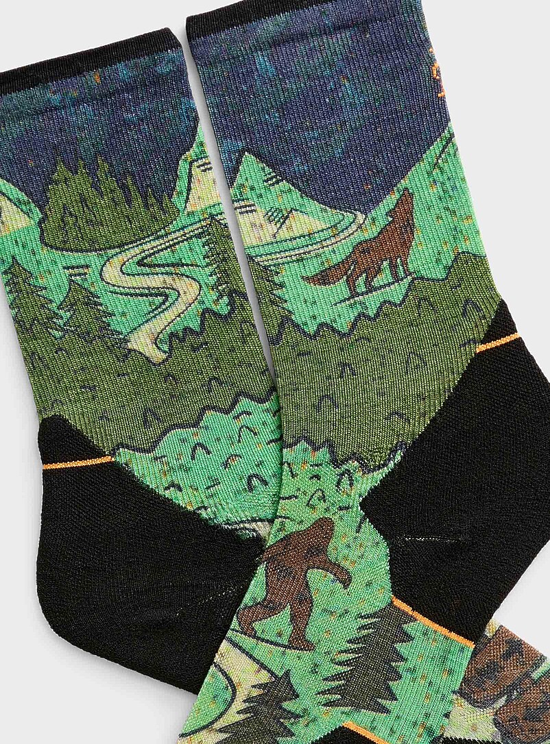 Smartwool: La chaussette de course en sentier loup Assorti pour homme