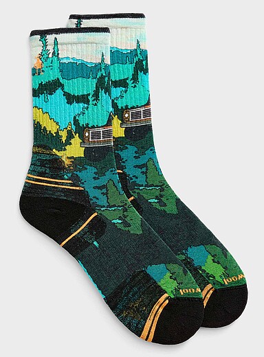 La chaussette de randonn&eacute;e for&ecirc;t et sommet