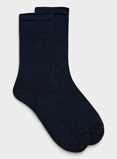 La chaussette laine m&eacute;rinos unie