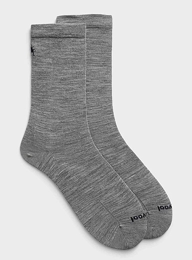 La chaussette laine m&eacute;rinos unie