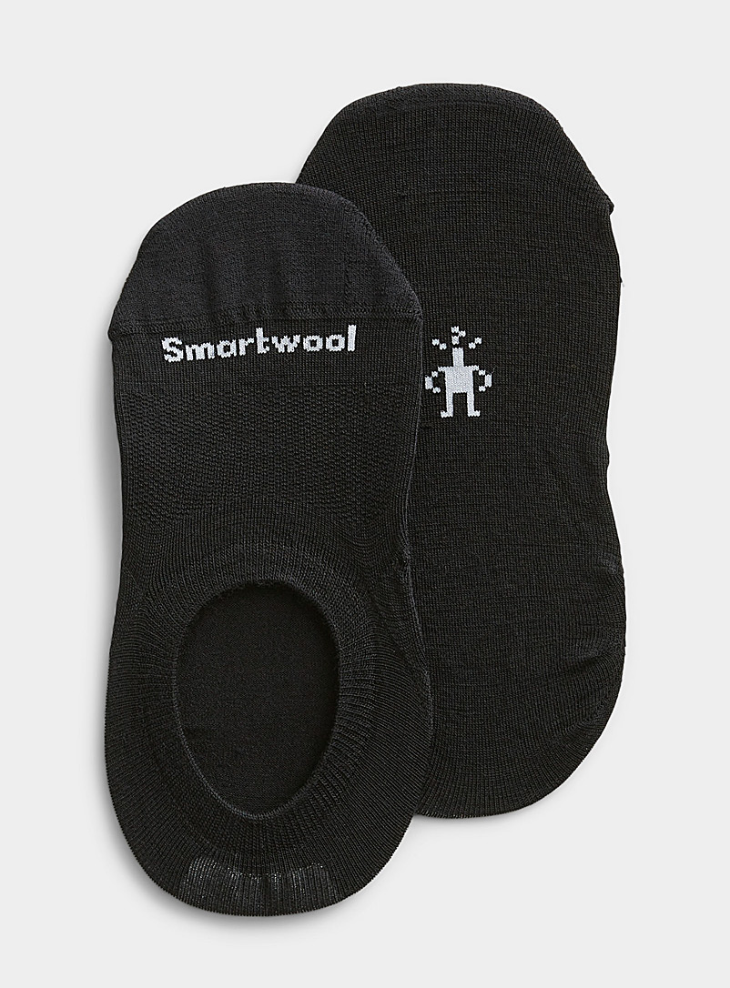 Smartwool Black Padded-toe foot liners for women